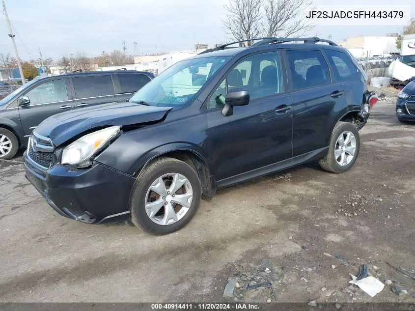 2015 Subaru Forester 2.5I Premium VIN: JF2SJADC5FH443479 Lot: 40914411