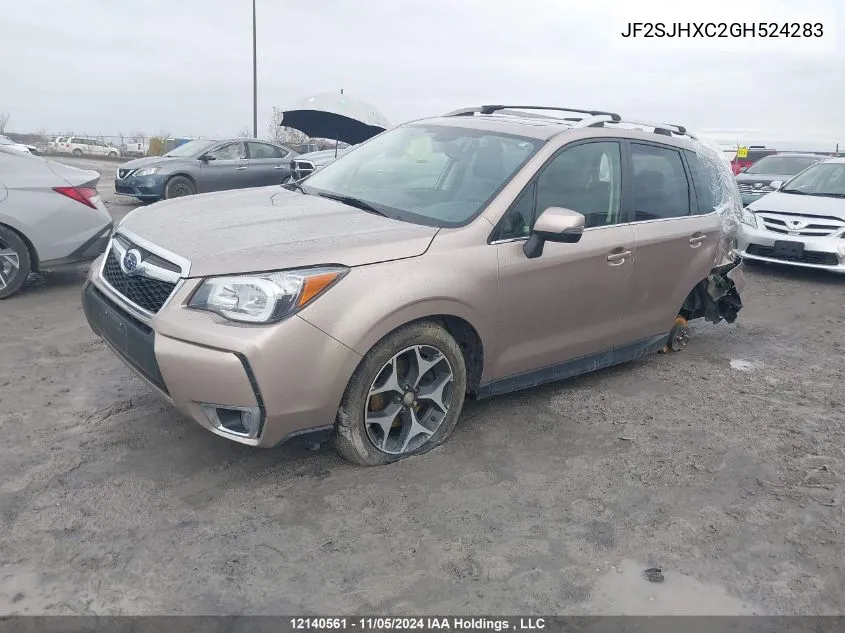 2016 Subaru Forester VIN: JF2SJHXC2GH524283 Lot: 12140561