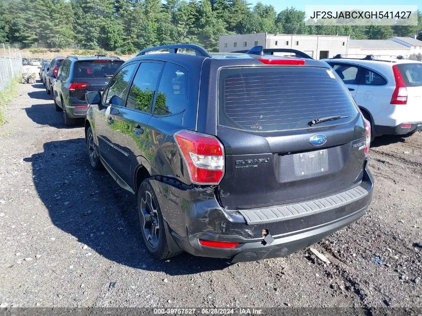 2016 Subaru Forester 2.5I VIN: JF2SJABCXGH541427 Lot: 39757527