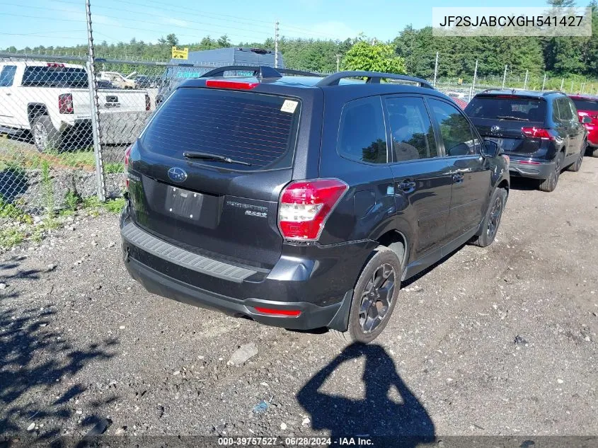 2016 Subaru Forester 2.5I VIN: JF2SJABCXGH541427 Lot: 39757527