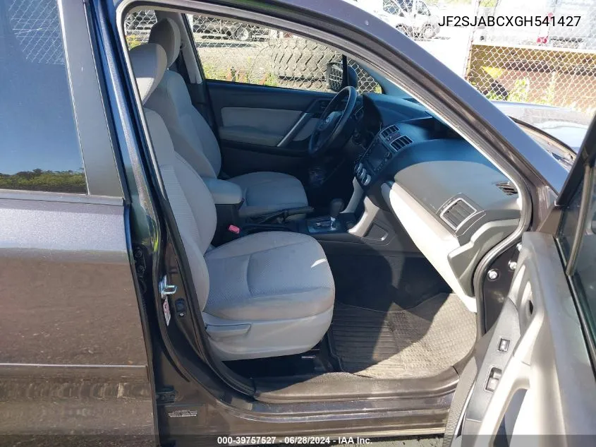 JF2SJABCXGH541427 2016 Subaru Forester 2.5I