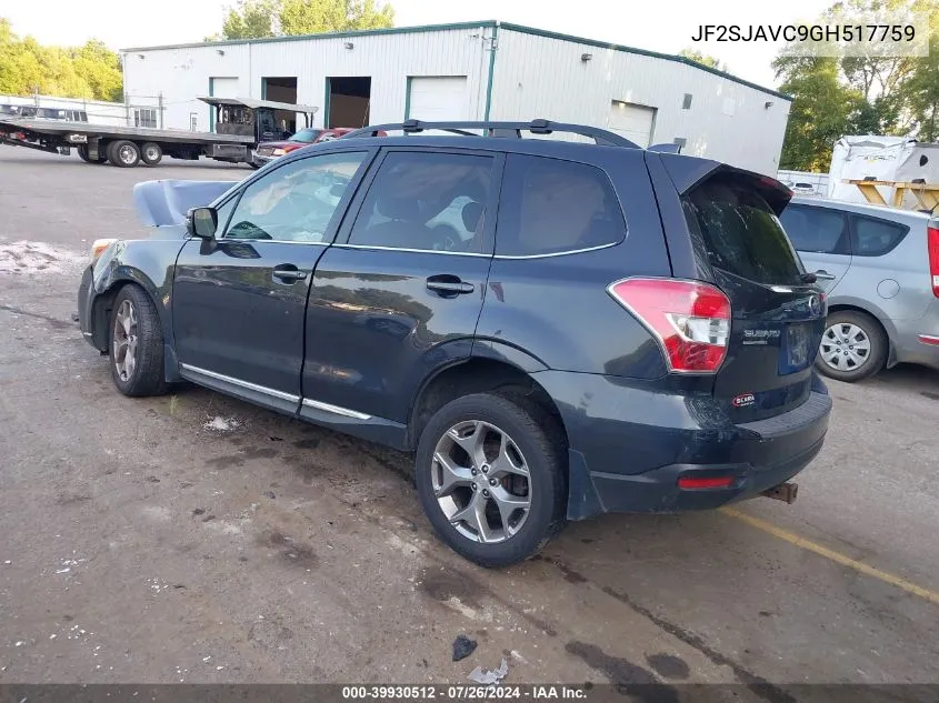 JF2SJAVC9GH517759 2016 Subaru Forester 2.5I Touring