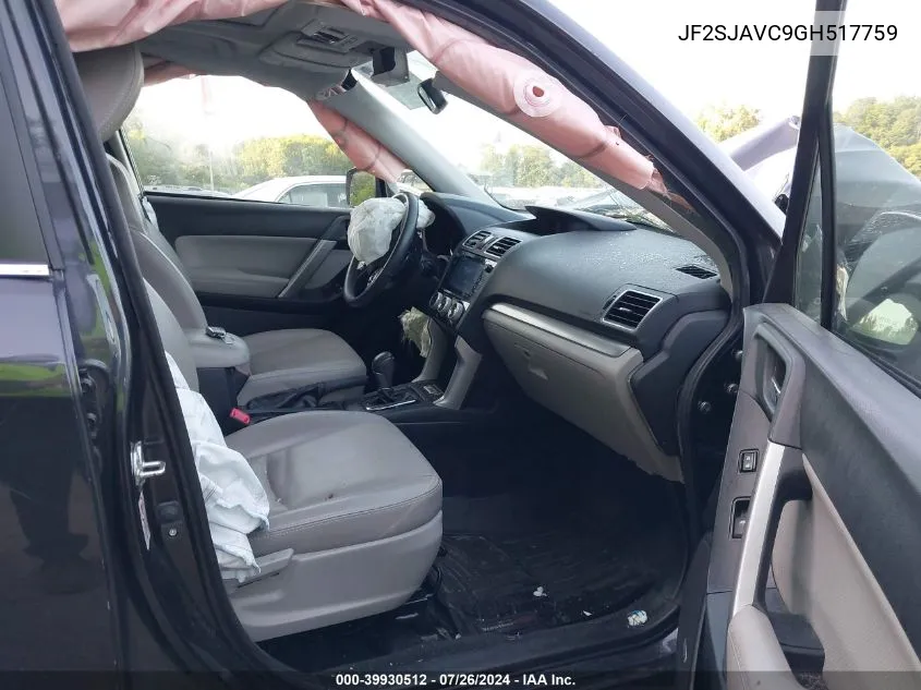 JF2SJAVC9GH517759 2016 Subaru Forester 2.5I Touring