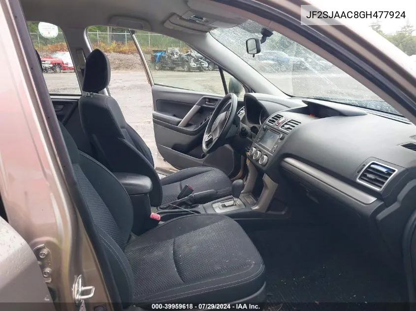 JF2SJAAC8GH477924 2016 Subaru Forester 2.5I