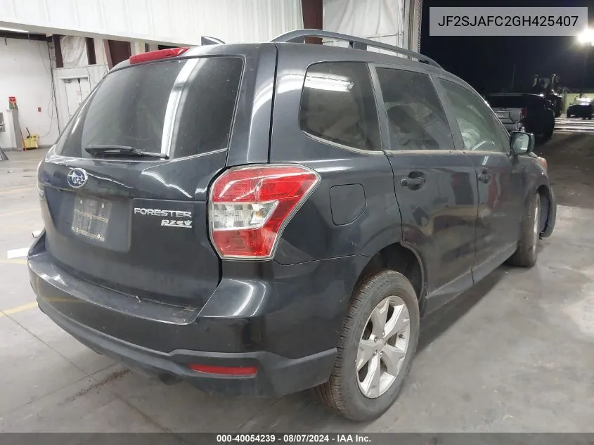 JF2SJAFC2GH425407 2016 Subaru Forester 2.5I Premium