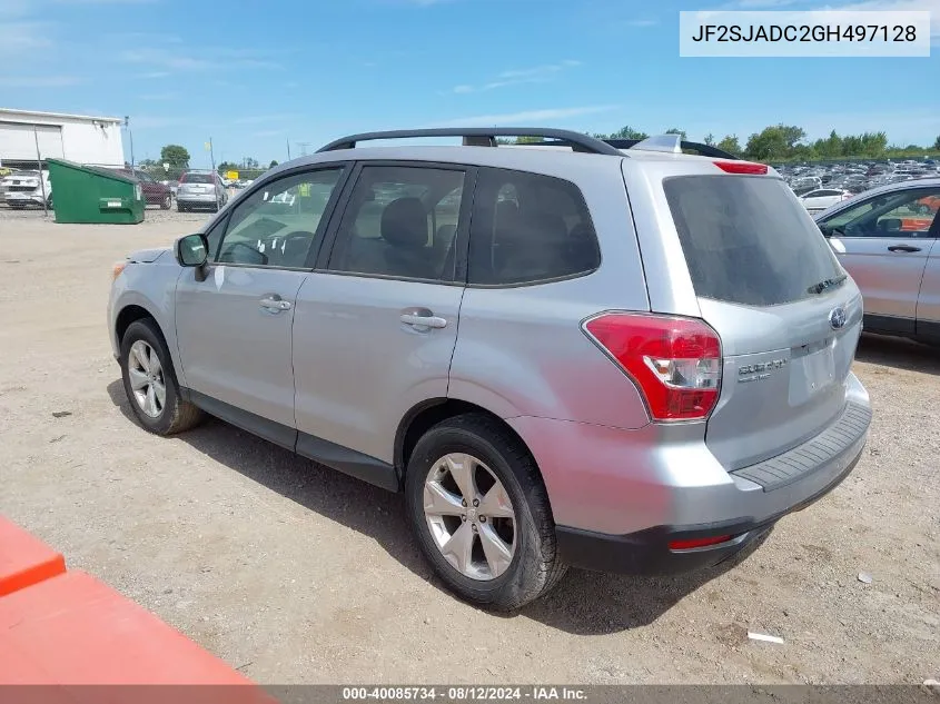 JF2SJADC2GH497128 2016 Subaru Forester 2.5I Premium