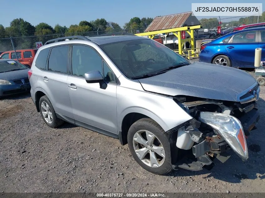 JF2SJADC7GH558876 2016 Subaru Forester 2.5I Premium