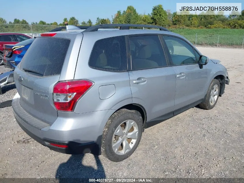 JF2SJADC7GH558876 2016 Subaru Forester 2.5I Premium