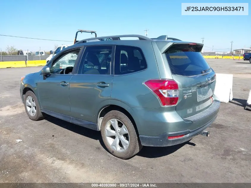 JF2SJARC9GH533471 2016 Subaru Forester 2.5I Limited