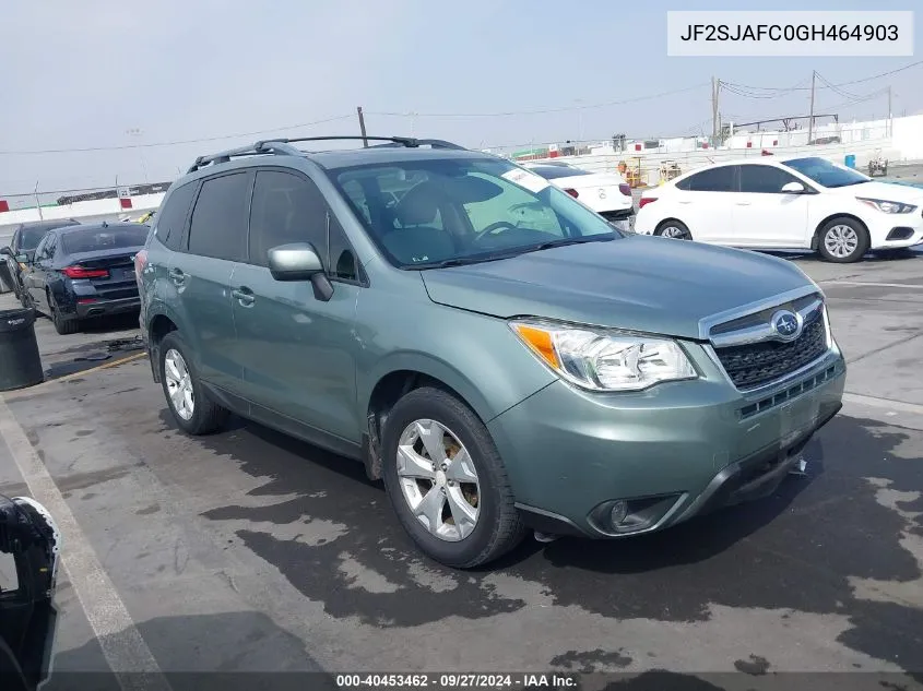 JF2SJAFC0GH464903 2016 Subaru Forester 2.5I Premium