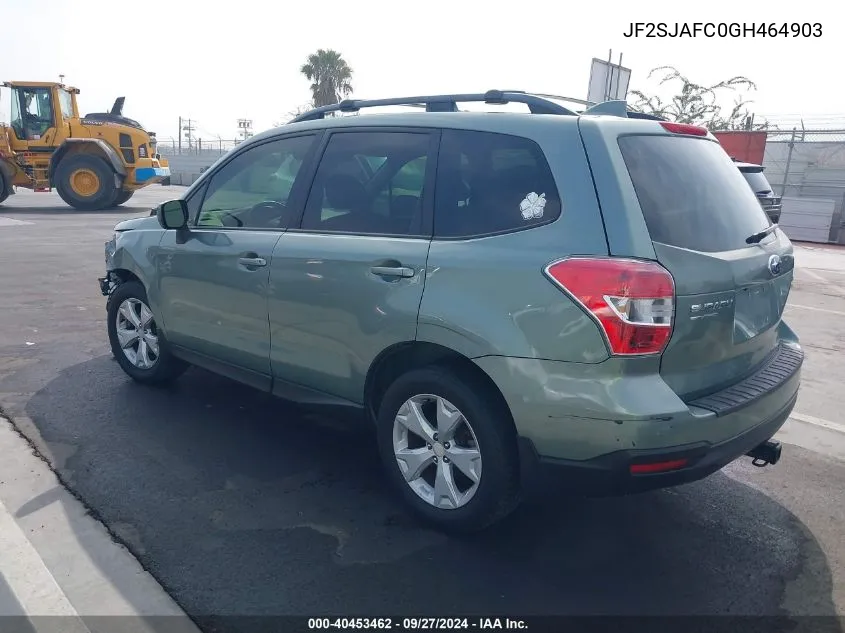 JF2SJAFC0GH464903 2016 Subaru Forester 2.5I Premium