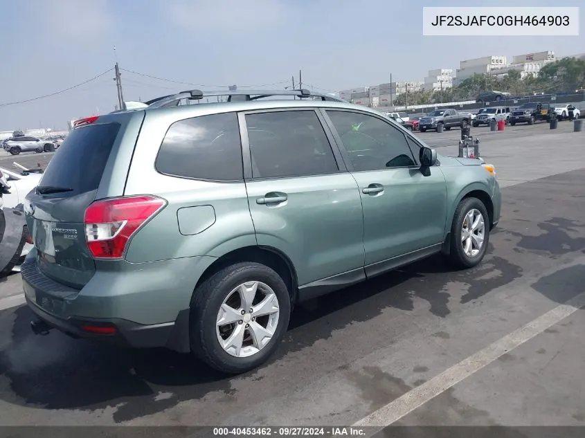 JF2SJAFC0GH464903 2016 Subaru Forester 2.5I Premium