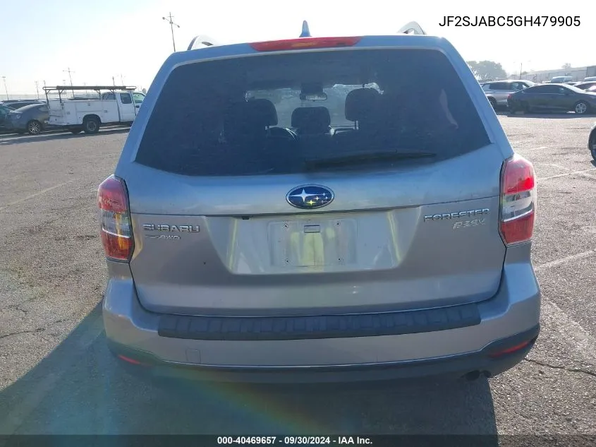 JF2SJABC5GH479905 2016 Subaru Forester 2.5I