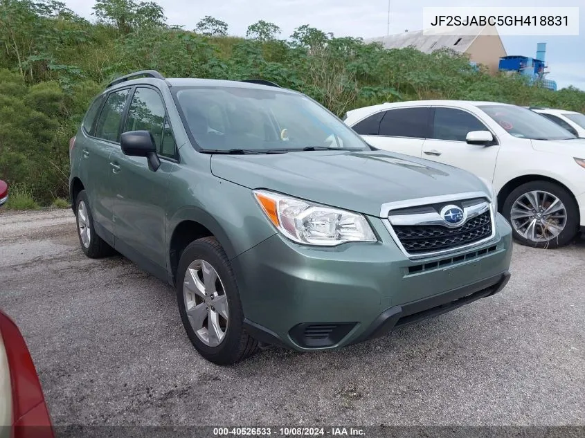 JF2SJABC5GH418831 2016 Subaru Forester 2.5I