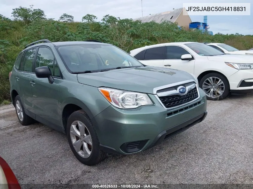 JF2SJABC5GH418831 2016 Subaru Forester 2.5I