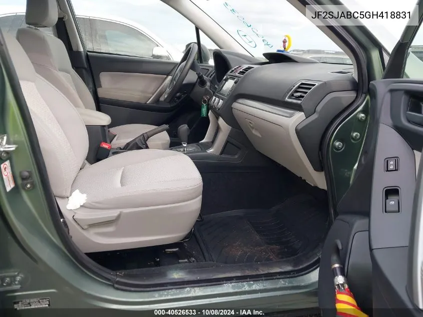 JF2SJABC5GH418831 2016 Subaru Forester 2.5I