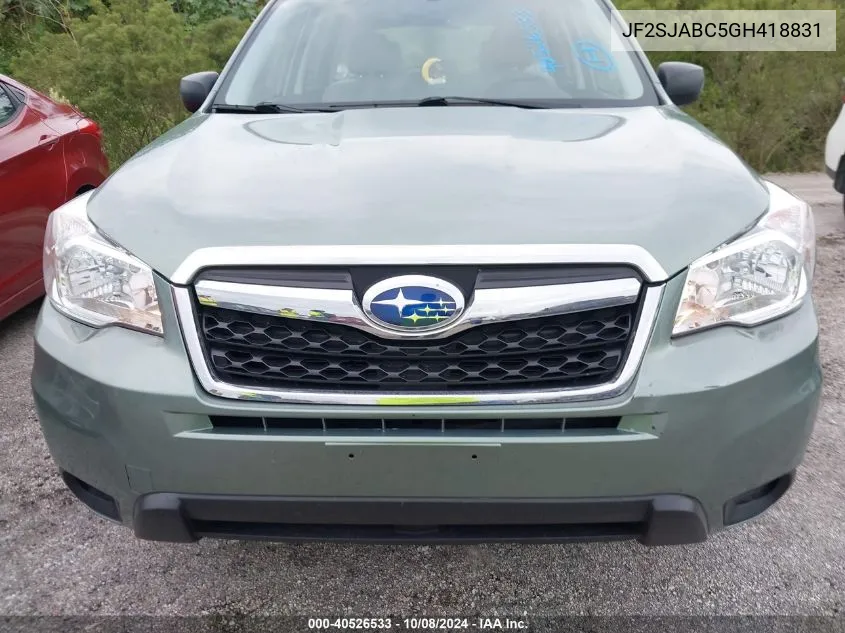 JF2SJABC5GH418831 2016 Subaru Forester 2.5I