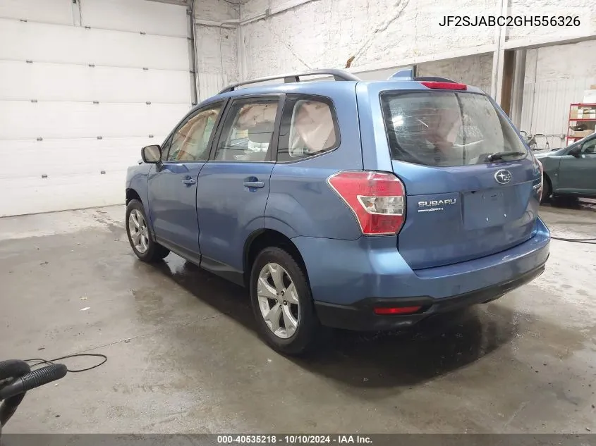 JF2SJABC2GH556326 2016 Subaru Forester 2.5I