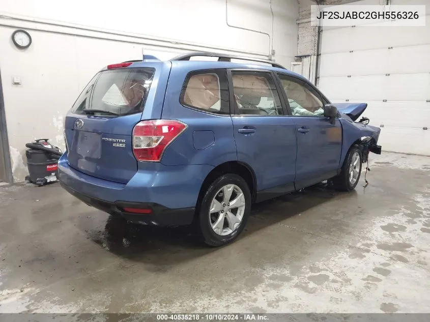 JF2SJABC2GH556326 2016 Subaru Forester 2.5I