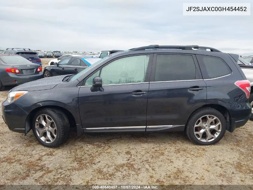 2016 Subaru Forester 2.5I Touring VIN: JF2SJAXC0GH454452 Lot: 40540457