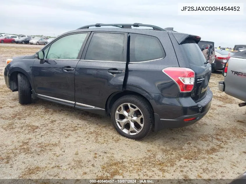 2016 Subaru Forester 2.5I Touring VIN: JF2SJAXC0GH454452 Lot: 40540457