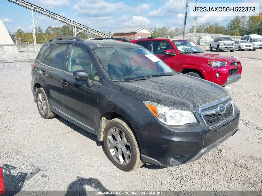 2016 Subaru Forester 2.5I Touring VIN: JF2SJAXC5GH522373 Lot: 40541358