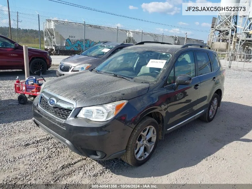 2016 Subaru Forester 2.5I Touring VIN: JF2SJAXC5GH522373 Lot: 40541358