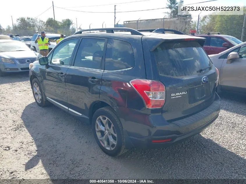 2016 Subaru Forester 2.5I Touring VIN: JF2SJAXC5GH522373 Lot: 40541358