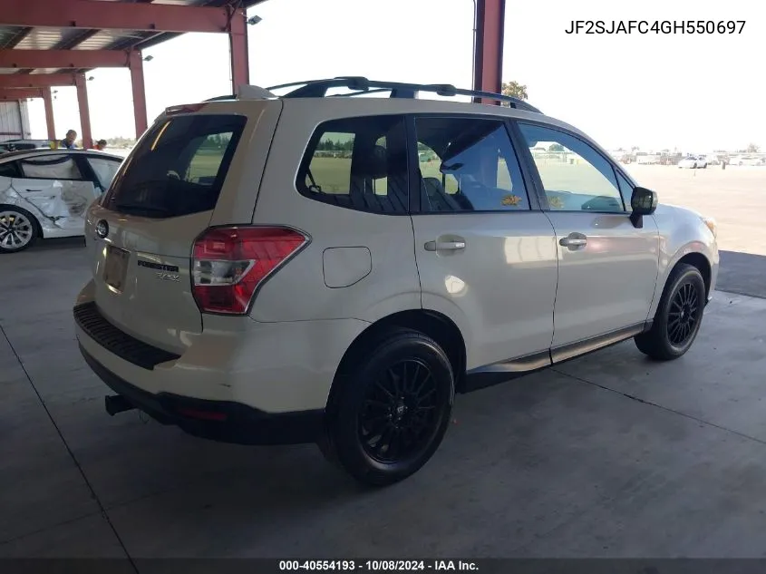 JF2SJAFC4GH550697 2016 Subaru Forester 2.5I Premium