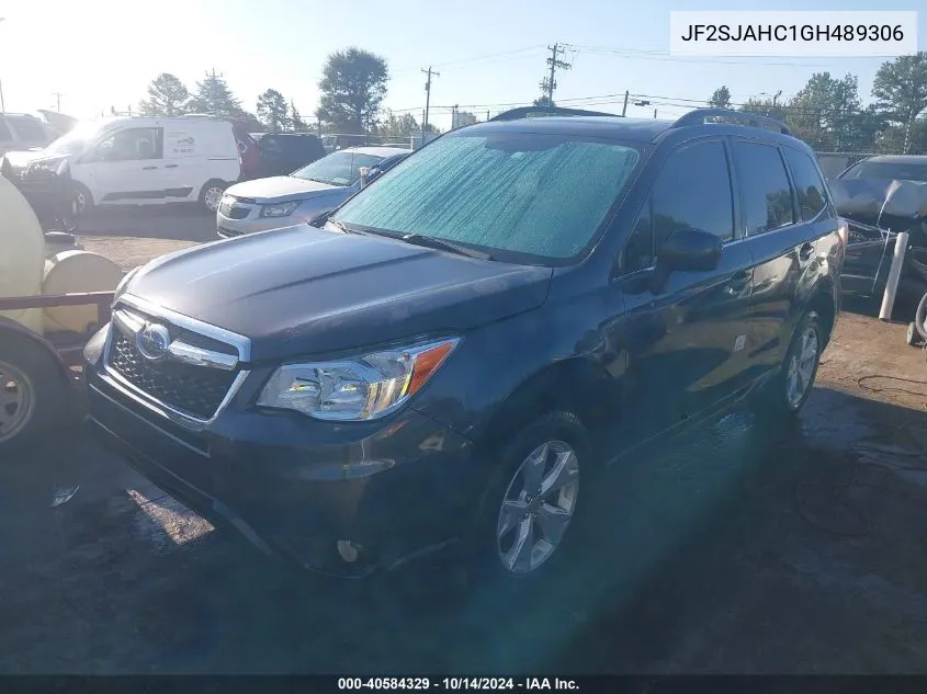 2016 Subaru Forester 2.5I Limited VIN: JF2SJAHC1GH489306 Lot: 40584329