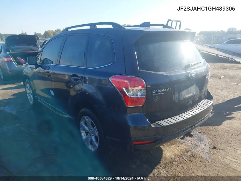 2016 Subaru Forester 2.5I Limited VIN: JF2SJAHC1GH489306 Lot: 40584329