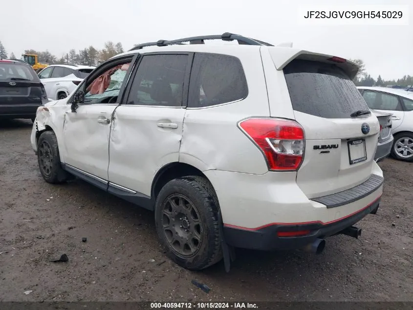 2016 Subaru Forester 2.0Xt Touring VIN: JF2SJGVC9GH545029 Lot: 40594712