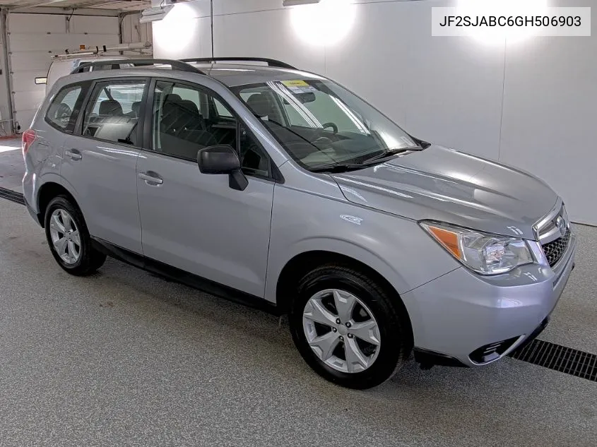 2016 Subaru Forester 2.5I VIN: JF2SJABC6GH506903 Lot: 40597691