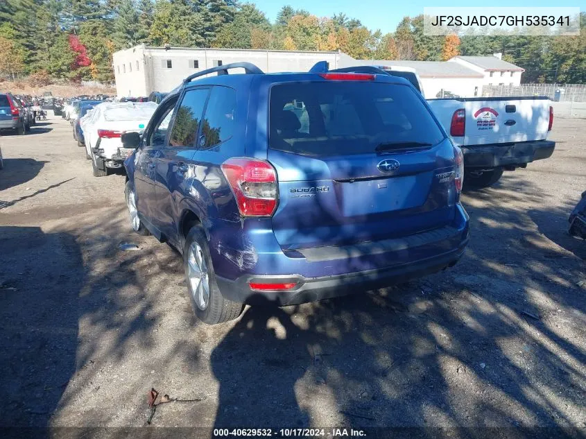 2016 Subaru Forester 2.5I Premium VIN: JF2SJADC7GH535341 Lot: 40629532