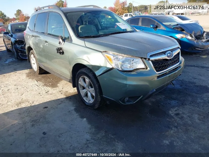 2016 Subaru Forester 2.5I Premium VIN: JF2SJAFCXGH426174 Lot: 40727649