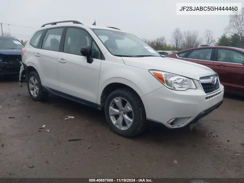 2016 Subaru Forester 2.5I VIN: JF2SJABC5GH444460 Lot: 40857008