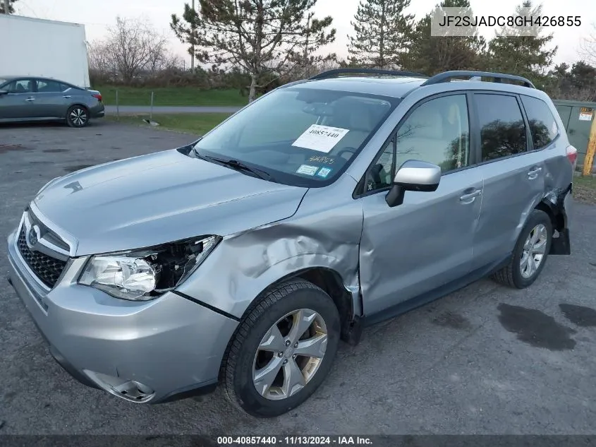 2016 Subaru Forester 2.5I Premium VIN: JF2SJADC8GH426855 Lot: 40857440