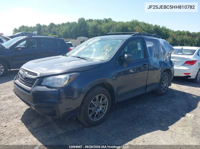 2017 Subaru Forester VIN: JF2SJEBC5HH810782 Lot: 12084947