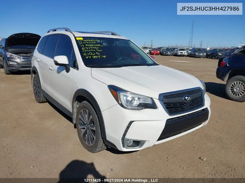 2017 Subaru Forester VIN: JF2SJHUC3HH427986 Lot: 12113425