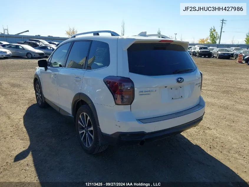 2017 Subaru Forester VIN: JF2SJHUC3HH427986 Lot: 12113425