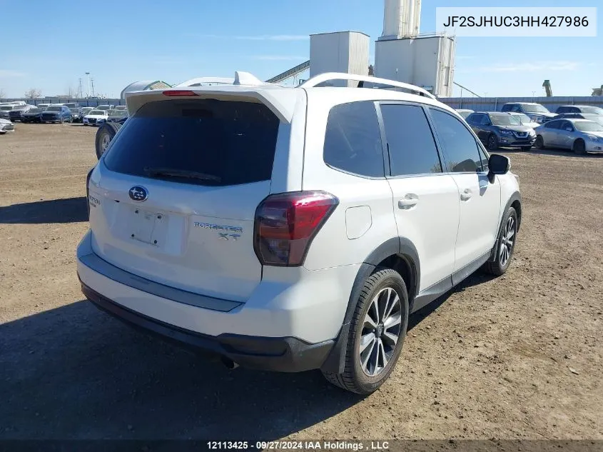 2017 Subaru Forester VIN: JF2SJHUC3HH427986 Lot: 12113425