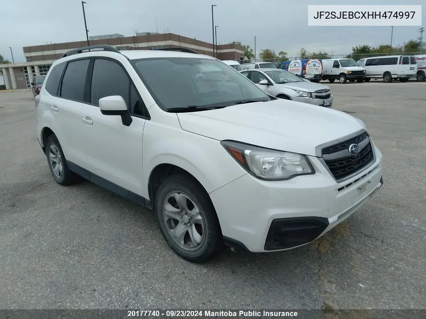 JF2SJEBCXHH474997 2017 Subaru Forester 2.5I