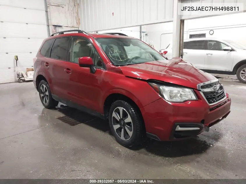 JF2SJAEC7HH498811 2017 Subaru Forester 2.5I Premium