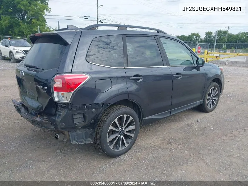 2017 Subaru Forester 2.0Xt Premium VIN: JF2SJGECXHH549821 Lot: 39486331