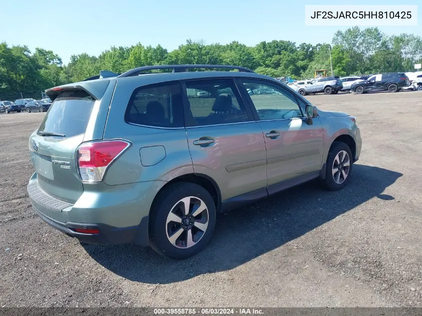 2017 Subaru Forester 2.5I Limited VIN: JF2SJARC5HH810425 Lot: 39558785