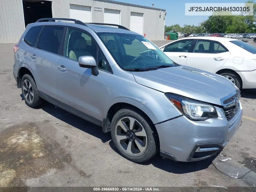 2017 Subaru Forester 2.5I Limited VIN: JF2SJARC8HH530305 Lot: 39666930