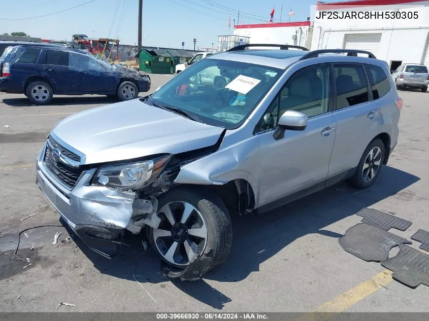 2017 Subaru Forester 2.5I Limited VIN: JF2SJARC8HH530305 Lot: 39666930