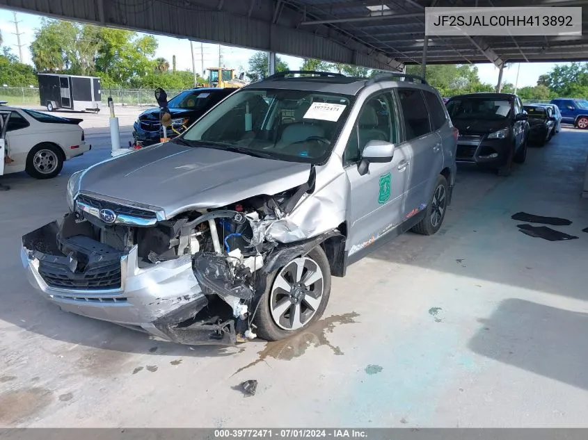 2017 Subaru Forester 2.5I Limited VIN: JF2SJALC0HH413892 Lot: 39772471