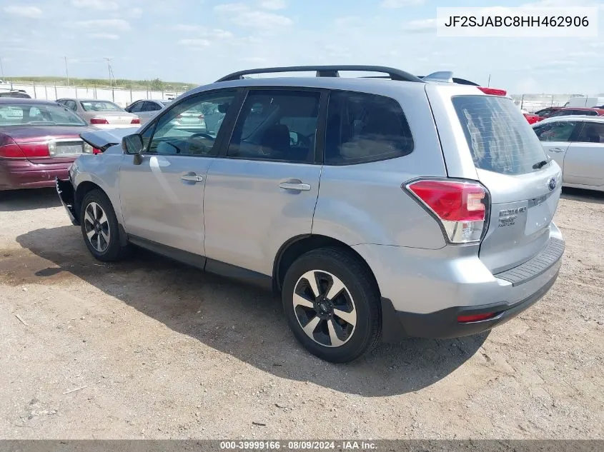 2017 Subaru Forester 2.5I VIN: JF2SJABC8HH462906 Lot: 39999166