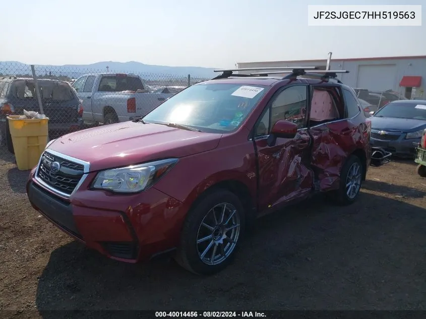 JF2SJGEC7HH519563 2017 Subaru Forester 2.0Xt Premium